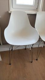Kubikoff stoelen 6x eetkamerstoelen sander mulder wit, Verzenden, Zo goed als nieuw, Vijf, Zes of meer stoelen