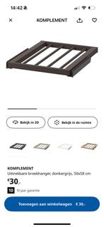 Komplement uittrekbare broekhanger IKEA PAX NIEUW, Ophalen, Nieuw, 50 tot 100 cm, Minder dan 100 cm