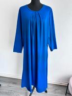 Dames lange kaftan blauwe jurk L 42 abaya, Blauw, Maat 42/44 (L), Onder de knie, Zo goed als nieuw