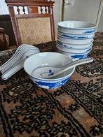 Chinese kommen met lepels, Huis en Inrichting, Keuken | Servies, Ophalen of Verzenden, Overige stijlen, Kom(men)