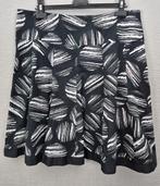 Rok - Maat 46 - zwart / wit - C&A, Kleding | Dames, Rokken, Zwart, Maat 46/48 (XL) of groter, Ophalen of Verzenden, Zo goed als nieuw