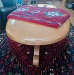 Ovale Eiken Salontafel 140x78, Ophalen, Gebruikt, 100 tot 150 cm, Eikenhout