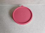 Tupperware Bord 15,5 cm. Roze Spikkels, Ophalen of Verzenden, Zo goed als nieuw, Crème, Overige typen