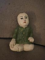 houten chinese beeld zittende man, Verzamelen, Beelden en Beeldjes, Ophalen of Verzenden, Zo goed als nieuw, Mens