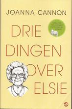 Joanna Cannon Drie dingen over Elsie, Ophalen of Verzenden, Nederland, Gelezen, Joanna Cannon