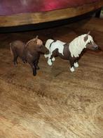 Twee Schleich paardenshetlanders, Kinderen en Baby's, Speelgoed | Knuffels en Pluche, Ophalen of Verzenden, Zo goed als nieuw