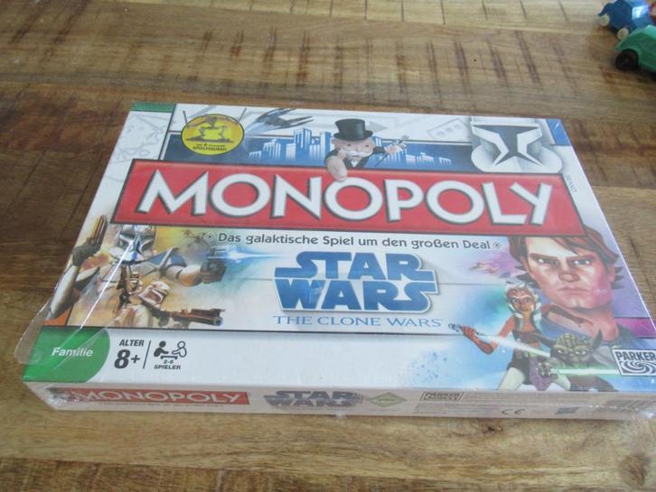 NIEUW Duits Monopoly Star Wars - The Clone Wars, Hobby en Vrije tijd, Gezelschapsspellen | Bordspellen, Nieuw, Ophalen of Verzenden