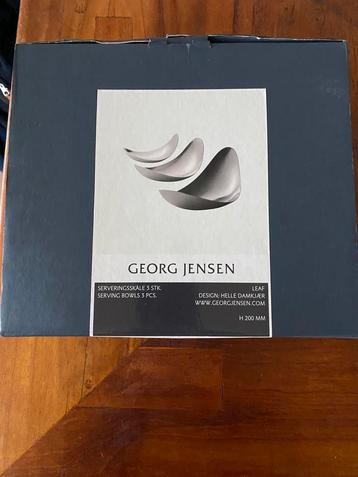 Nieuwe Georg Jensen schalenset Leaf beschikbaar voor biedingen