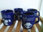 blue band /mokken/retro/ 4 stuks/niet gebruikt, Huis en Inrichting, Keuken | Servies, Ophalen, Nieuw, Overige stijlen, Kop(pen) en/of Schotel(s)