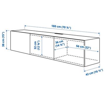 TV kast - besta ikea - afbeelding 4