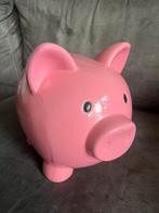 Groot Roze Keramieken Spaarvarken., Ophalen of Verzenden, Zo goed als nieuw, Steen, Aardewerk of Keramiek, Dier