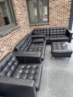 Landskrona set in leer zeer goede staat, Tuin en Terras, Tuinsets en Loungesets, Ophalen, Zo goed als nieuw, 2 zitplaatsen