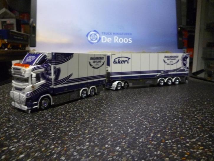 Tekno Scania Malmbergs met certificaat, Hobby en Vrije tijd, Modelauto's | 1:50, Nieuw, Bus of Vrachtwagen, Tekno, Verzenden