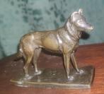 Beeldje Duitse herder BRONS, Ophalen of Verzenden