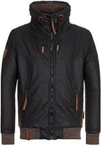 Heren winterjas Naketano, Ophalen of Verzenden, Zo goed als nieuw, Zwart