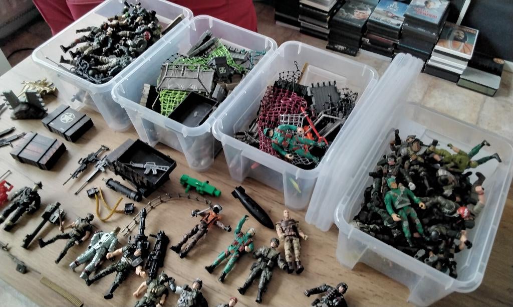 Soldierforce figuren en wapens, Ophalen