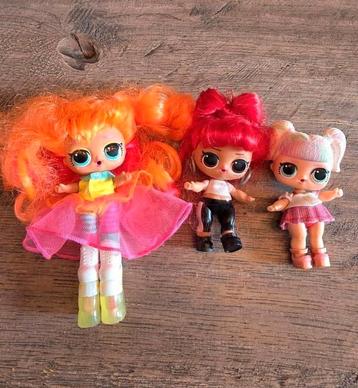 3 LOL Surprise poppetjes beschikbaar voor biedingen