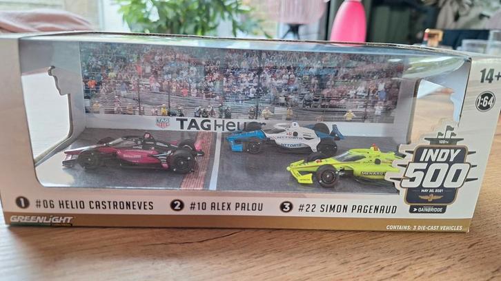 Indy500 2021 Podium - Greenlight, Hobby en Vrije tijd, Modelauto's | 1:18, Nieuw, Auto, Overige merken, Ophalen of Verzenden