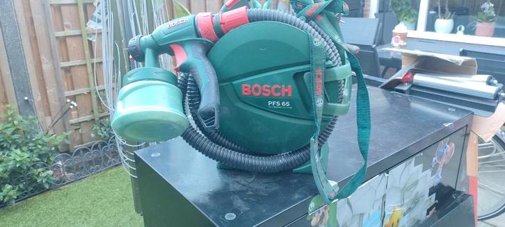 Bosch PFS 65 Verfspuit, Doe-het-zelf en Verbouw, Schildersmaterialen, Gebruikt, Verfspuit of Verfpomp, Ophalen of Verzenden