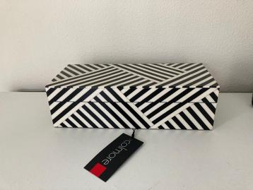 Diga Colmore Luxe decoratie box L zwart/wit Nieuw! beschikbaar voor biedingen