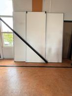 Schuifdeuren 3 stuks wit, Doe-het-zelf en Verbouw, Deuren en Horren, Ophalen, 80 tot 100 cm, Binnendeur, Zo goed als nieuw