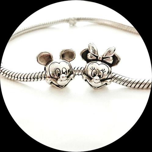 Pandora Disney Minnie Mouse /retired, Sieraden, Tassen en Uiterlijk, Bedels, Gebruikt, Pandora, Zilver, 1 bedel, Ophalen of Verzenden