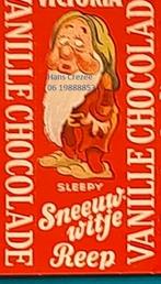 gezocht wikkel sneeuwwitje 7 dwergen victoria chocolade reep, Ophalen of Verzenden, Gebruikt, Verpakking