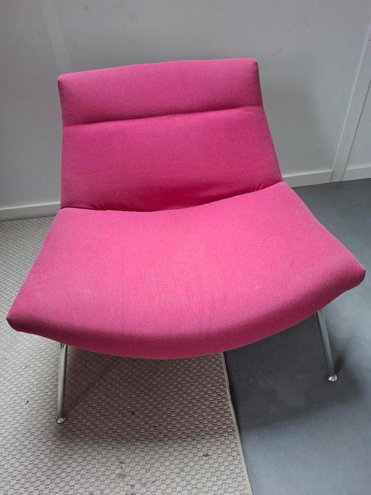 Topform Grippa Fauteuil - Stijlvol Design, Huis en Inrichting, Fauteuils, Gebruikt, Metaal, Stof, 75 tot 100 cm, 75 tot 100 cm