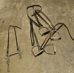 Hoofdstellen Showhoofdstel wit en IJslandse stijgbeugels, Dieren en Toebehoren, Paarden en Pony's | Hoofdstellen en Tuigage, Ophalen