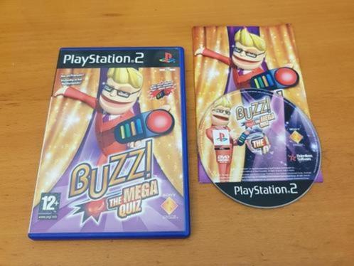 OPRUIMEN | PS2 | Buzz The Mega Quiz, Spelcomputers en Games, Games | Sony PlayStation 2, Gebruikt, Muziek, 3 spelers of meer, Vanaf 3 jaar
