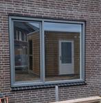 KOZIJN+ GLAS+ HARD HOUTEN DEUR+GLAS,EN KOZIJN., Doe-het-zelf en Verbouw, Kozijnen en Schuifpuien, Deurkozijn, Nieuw, Hout, Ophalen