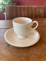 4 Wedgwood Espresso Kopjes met Schotel - Onbeschadigd, Ophalen of Verzenden, Zo goed als nieuw, Wedgwood, Kop(pen) en/of Schotel(s)