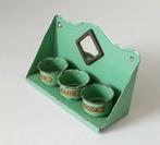 Oud Blikken Speelgoed Poppenhuis Zand Zeep Soda rek, Antiek en Kunst, Verzenden