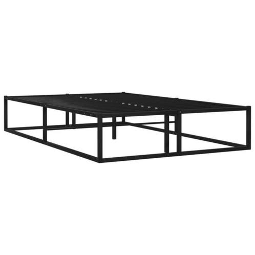bed 120 x200 inclusief lattenbodem, Huis en Inrichting, Slaapkamer | Bedden, Nieuw, Twijfelaar, 120 cm, 200 cm, Metaal, Zwart