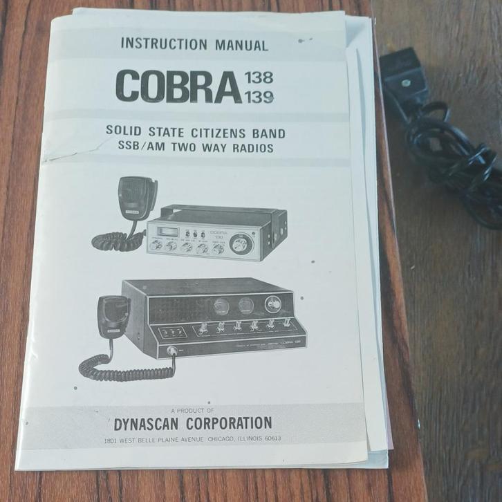 Cobra 139 basis bak, Telecommunicatie, Zenders en Ontvangers, Gebruikt, Zender en Ontvanger, Ophalen of Verzenden