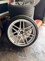 Velgen 19 inch + bijna nieuwe Bridgestone banden, Auto diversen, Ophalen, Gebruikt