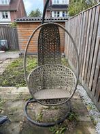 Hangstoel ei voor de tuin, Tuin en Terras, Tuinstoelen, Ophalen, Gebruikt, Wicker