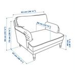 Stocksund, Huis en Inrichting, Fauteuils, Ophalen, Gebruikt, 75 tot 100 cm, 50 tot 75 cm