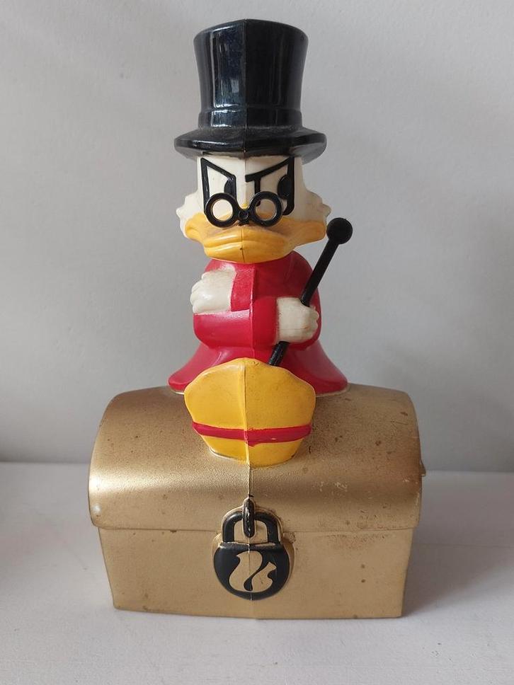 Vintage Dagobert Duck Spaarpot MK-TUOTE Finland, Verzamelen, Poppetjes en Figuurtjes, Gebruikt, Ophalen of Verzenden