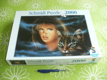 Dagdroom puzzel van Schmidt 2000 stukjes beschikbaar voor biedingen