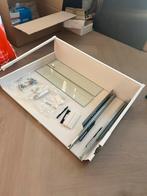 2x Ikea maximera lade hoog wit 80x60cm incl glas, Doos, Ophalen of Verzenden, Minder dan 40 cm, Nieuw