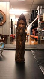 Houten beeldje van een monnik, Antiek en Kunst, Kunst | Beelden en Houtsnijwerken, Ophalen of Verzenden