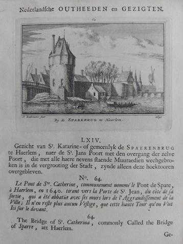 64 / Sparebrug of Katharinebrug Haarlem 1e druk uit 1732