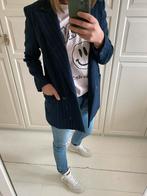 Ganni blazer donkerblauw met wit streepje, Maat 38/40 (M), Blauw, Ganni, Ophalen of Verzenden