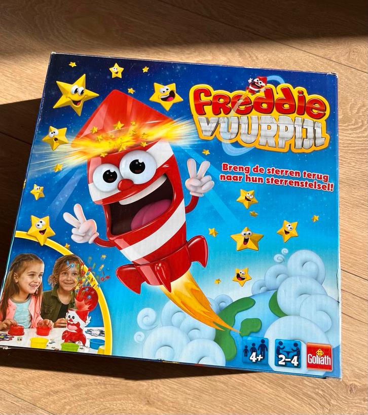 Freddie Vuurpijl spel - Compleet, Kinderen en Baby's, Speelgoed | Educatief en Creatief, Zo goed als nieuw, Ophalen