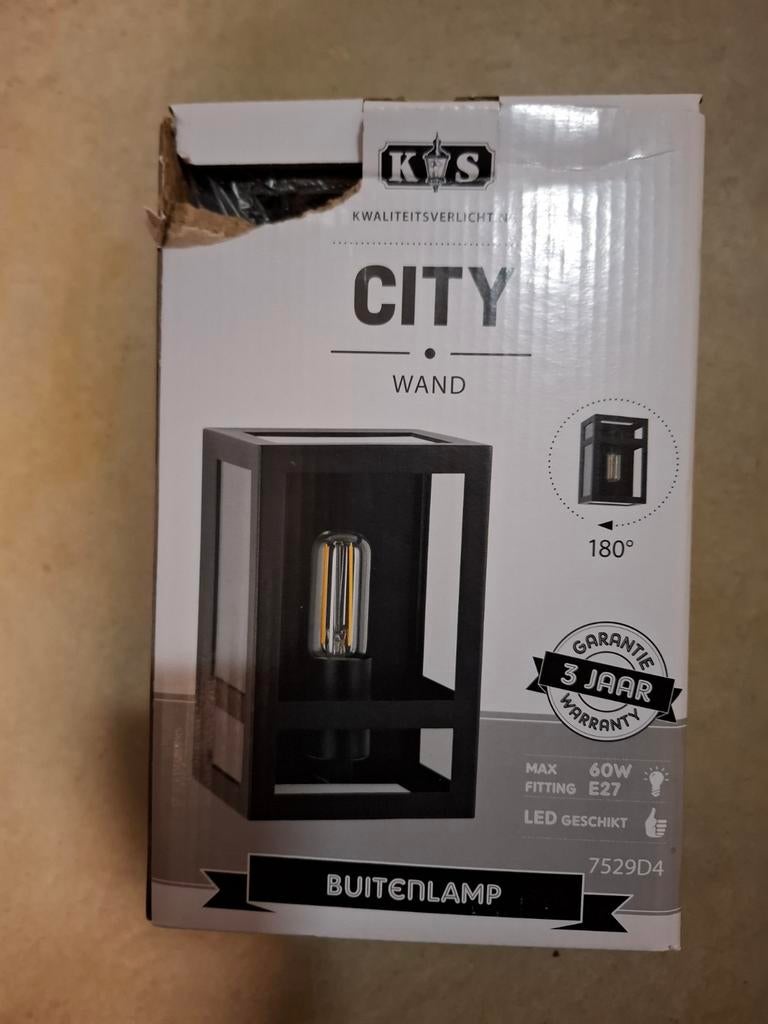 Buitenlamp nieuw, Tuin en Terras, Buitenverlichting, Ophalen of Verzenden