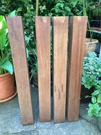 4 Meranti balkjes, Ophalen, Gebruikt, Hardhout, Minder dan 180 cm