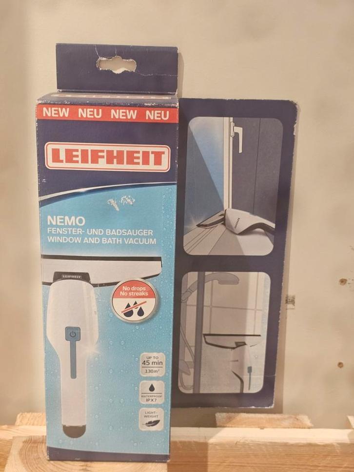 Leifheit Nemo Raam- en Badkamerzuiger, Huis en Inrichting, Schoonmaakartikelen, Raamwisser of Trekker, Ophalen of Verzenden