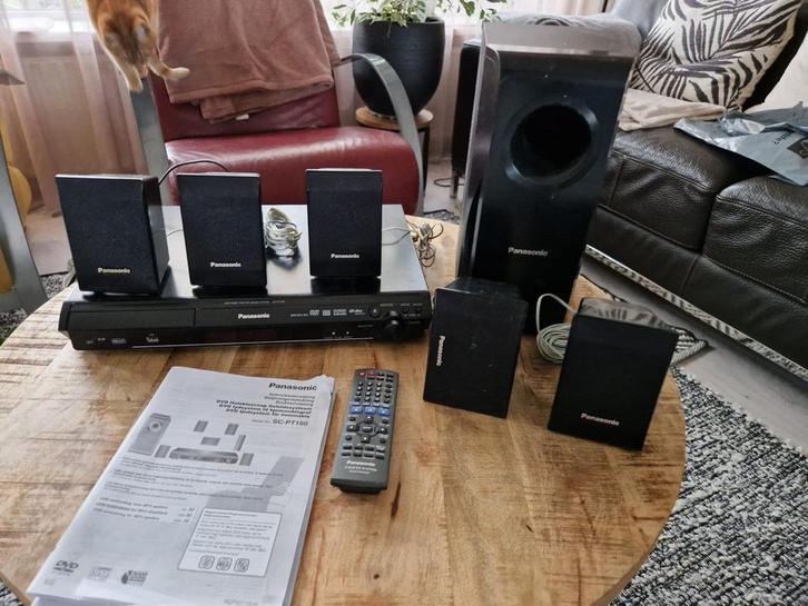 Panasonic Speakers - Top Geluidskwaliteit!, Audio, Tv en Foto, Home Cinema-sets, Gebruikt, Dvd-speler, 5.1-systeem, 40 tot 70 watt