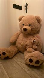 mega grote knuffelbeer met jong, Ophalen of Verzenden, Zo goed als nieuw, Stoffen beer, Overige merken